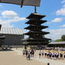 法隆寺　遠足の風景