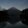 夜明けの富士