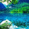 九寨溝の水景