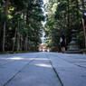 越後一之宮弥彦神社参道