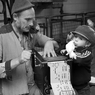 organito players at a Porto market