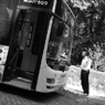 a Sintra bus on a slope