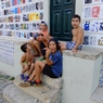 kids in Lisbon old town