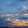 去る空