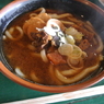 遅い朝ごはん（味噌煮込みうどん）