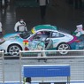 ドライバー交代中