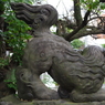 狛犬_下落合氷川神社