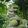 狛犬_氷川神社(中野)