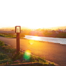 夕日