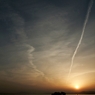 夕日に八雲立つ