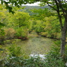 月山・地蔵池は色づき始め-2