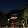 八幡宮参道の星空