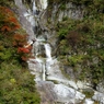 かもしか滝～紅を添え