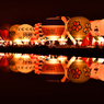 La Montgolfier Nocturne （夜間係留）は幻想的