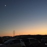 20161105_深秋に三日月