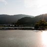 余呉湖の夕景１（８月の余呉湖より）