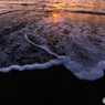 砂浜・夕陽