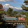 EF66と富士山