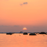 鵜ノ崎海岸の日没 ２