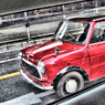 車窓からMINI。