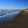 誰もいない冬の海