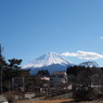 町並みと富士