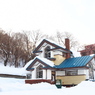 雪の中の喫茶店