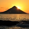 白沢海岸からの日の出2