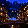 黄昏の銀山温泉3