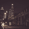 behind the city