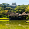 彦根城借景１(玄宮園より）