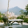 台灣 旗山２山　風景　老人　