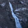 全面結氷の滝