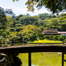 彦根城借景２(玄宮園より）