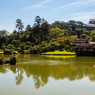 彦根城借景３(玄宮園より）