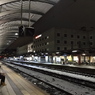 凍てつくウルム中央駅