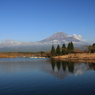 田貫湖の富士景　2