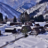 残雪の五箇山・相倉集落