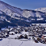 残雪の白川郷