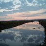 橋からの夕暮れ