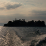 琵琶湖に浮かぶ軍艦島？（多景島より）