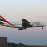 「青空」 ETIHAD A380-861 A6-EUE Landing