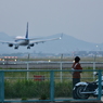 飛行機とライダー