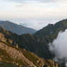 夕刻の木曽駒ヶ岳から