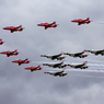 RIAT 2017:Red Arrows & Thunderbirs