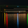 連絡橋（四日市コンビナート霞ヶ浦地区より）