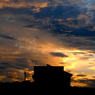 写真句：夕焼け