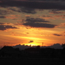 当麻町の夕陽