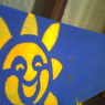 the sun is smiling!