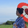 眺めて